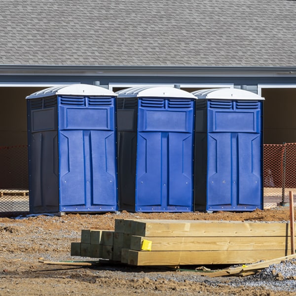 is there a specific order in which to place multiple portable restrooms in Williamsburg OH
